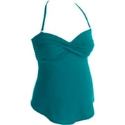 Maternity Twist Front Tankini Set