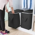 thumbnail image 5 of Large Blanket Storage Bags - Heavy Duty Zippered Comforter Storage Containers with Reinforced Handles & Clear Window for King Size Bedding, Clothes, Seasonal Items, 5 of 8