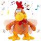 thumbnail image 1 of Electric Chick Stuffed Animal Squawking Chicken Musical Walking Singing Waving Rooster, 1 of 4