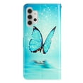 thumbnail image 5 of Nalacover Wallet Case for Samsung Galaxy A13 4G with Painting Pattern PU Leather Magnetic Kickstand Flip Folio Cover, Card Slots Holder Soft Silicone Shockproof Protective Case, Blue Butterfly, 5 of 8