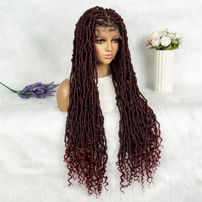 Full Lace Braided Wigs Synthetic Lace Wigs 34 Inches  display picture 3