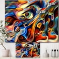 thumbnail image 5 of DESIGN ART Designart - Abstract Music and Rhythm - Abstract Canvas Art Print, 5 of 5
