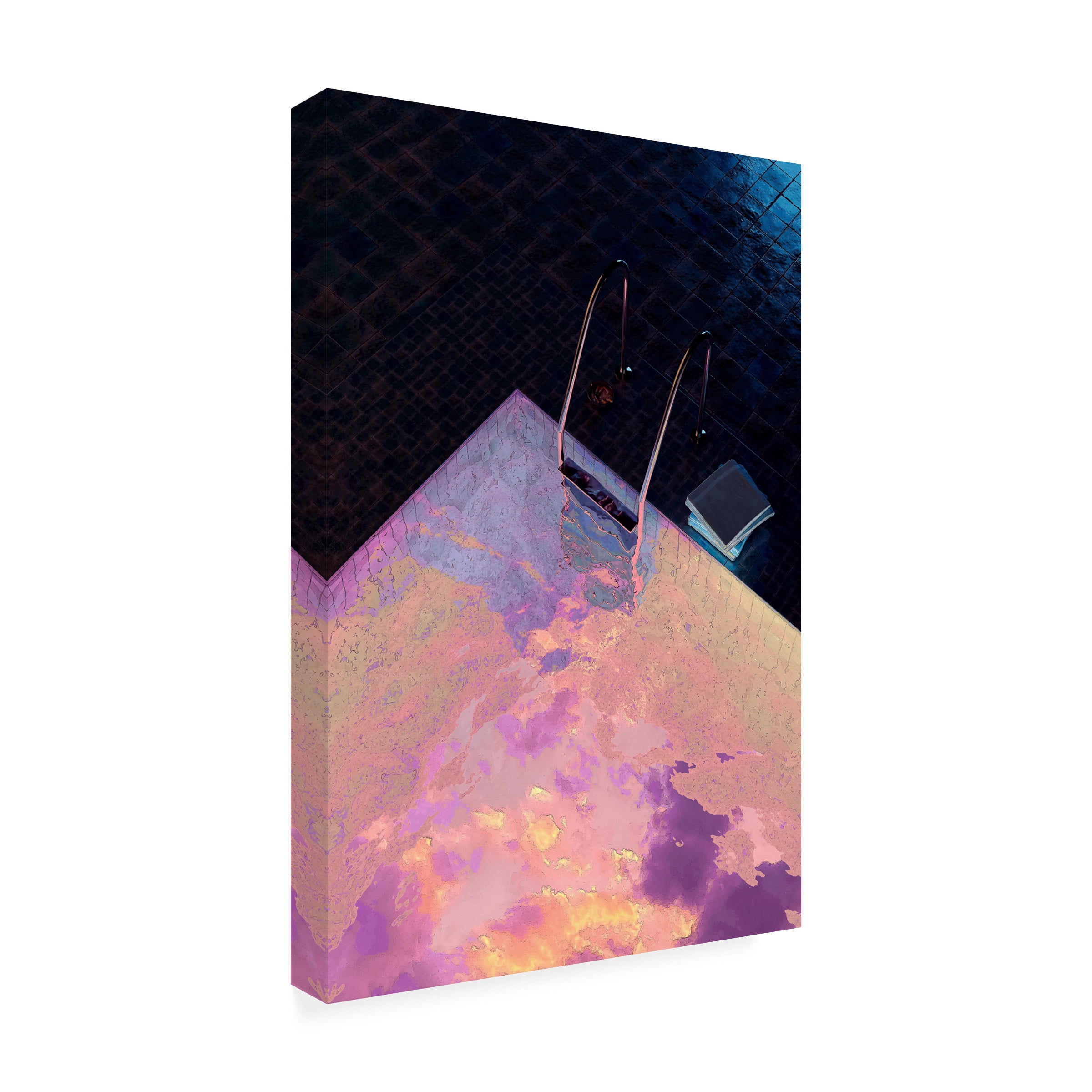DEKIMBE MURRAY 'VAPORPOOL' Canvas Art