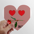 thumbnail image 1 of Red Love Emotion Like Rose Heart Vinyl Sticker Bicycle Bottle Decal, 1 of 3