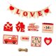 thumbnail image 3 of Decoración de bandeja escalonada para el Día de San Valentín, accesorios para fotos en forma de corazón de amor, bandeja en capas con cartas de propue, 3 of 9