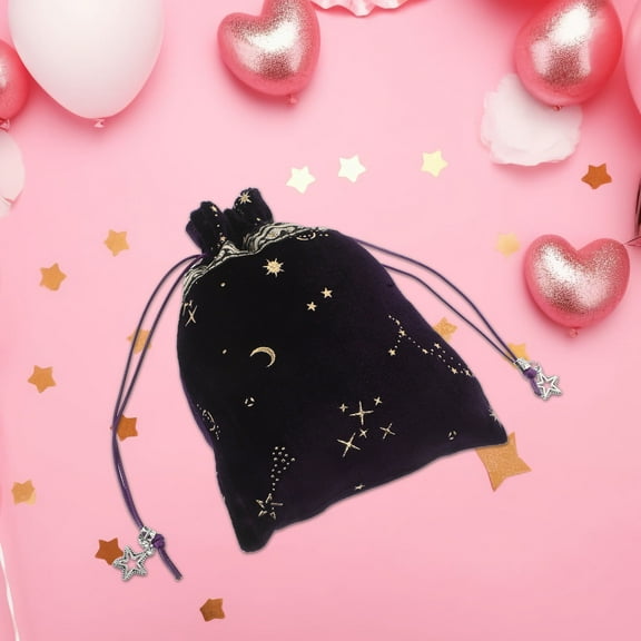 SWETRACE 1Pcs Classic Velvet Drawstring Pouch for Crystal Stones Storage Wedding Candy Bags