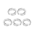 thumbnail image 1 of 5x Anillos porta servilletas Hebillas para servilletas Hebillas para servilletas de moda Porta servilletas para reuniones familiares Acción de Gracias Geométrico, 1 of 8