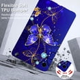 thumbnail image 6 of TECH CIRCLE Slim Case for Samsung Galaxy Tab A9 8.7 Inch 2023,Ultra Thin Lightweight Elegant Soft TPU Anti-Scratch Protective Back Case for Samsung A9 8.7" Tablet(SM-X110/X115/X117),Blue Butterfly, 6 of 6