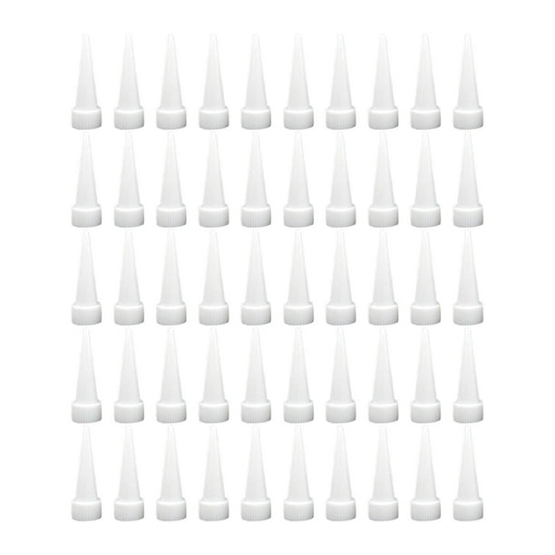 50x Boquillas de calafateo Boquillas de calafateo Aplicadores Suministros Sellador de acabado resistente Longitud 38 cm