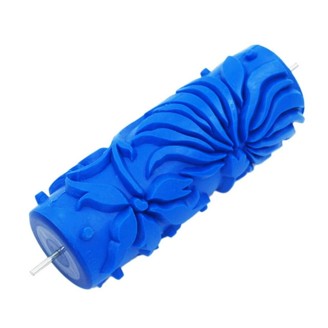 yuksok 5'' Wall Painting Printing Rubber Pattern Roller Decor Paint Brush DIY #13