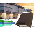 thumbnail image 3 of Westgate LED Mini Cutoff Wall Pack- Wet Location - Outdoor LED Wall Light - Aluminum- UL Listed- 70,000 Hour Lifetime - 7 Year Warranty (3000K Warm White (Bronze)), 3 of 4