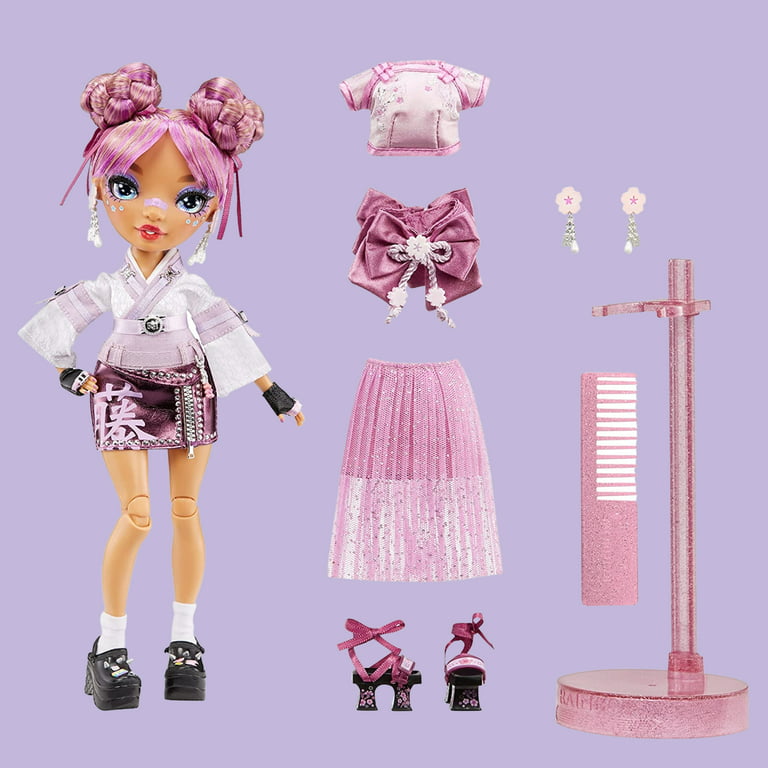 Rainbow high core fashion doll s4- lila yamamoto mauve Zapf Creation
