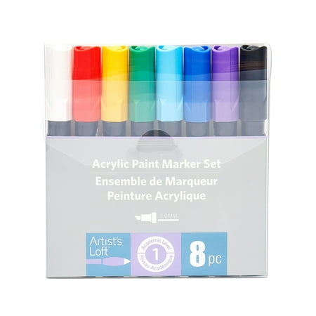 UPC: 0195158721805 | Chisel Tip 8 Color Paint Marker Set by Artist s Loft™