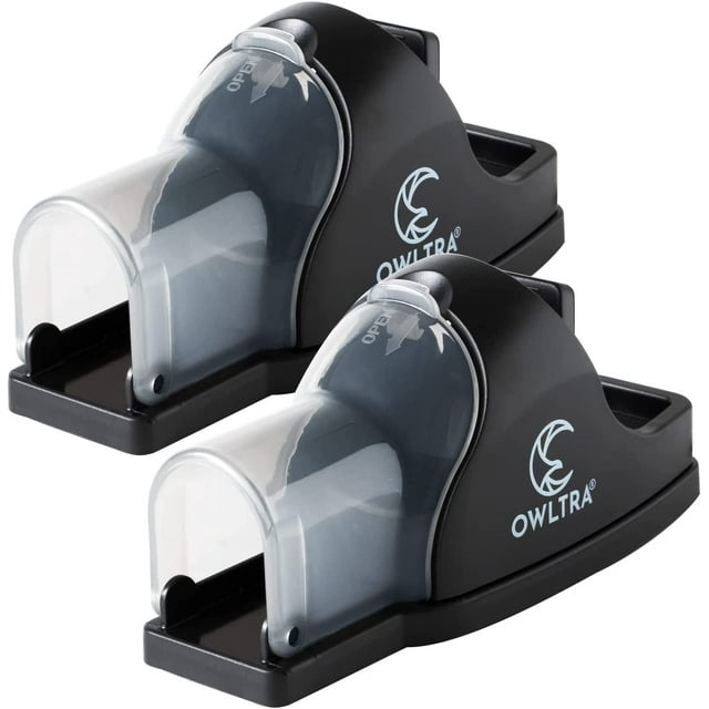 Trampa para ratones OWLTRA TST-217 con túnel de seguridad para interior y exterior, 2 piezas