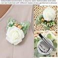 thumbnail image 5 of SANMIO Baby Boy Clothes Suits Infant Gentleman Outfit Collared Dress Shirt+Vest+Tie+Corsage+Pants 5Pcs Baby Suit Sets, 5 of 6