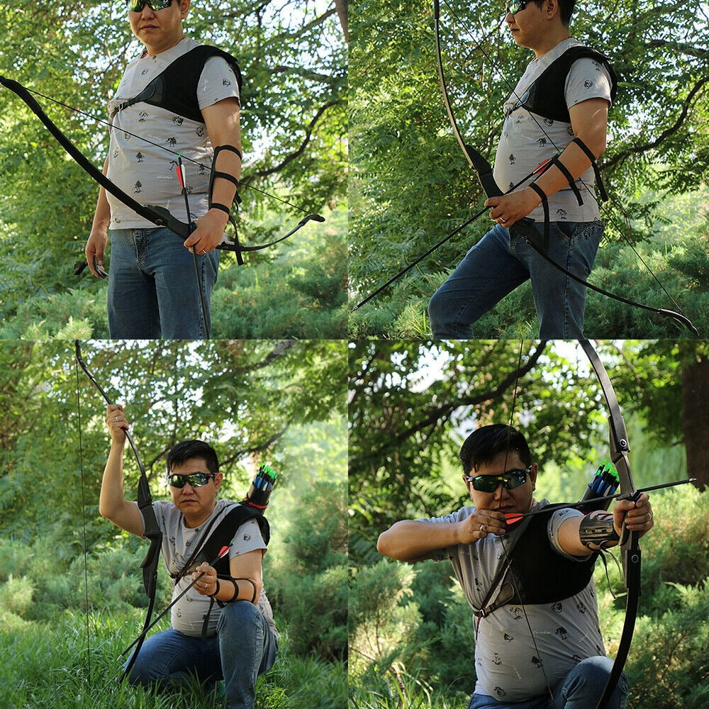Cocobaby 57" Takedown Archery Recurve Bow Right Left Hand Hunting Beginner Practice 40Lbs