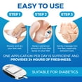 thumbnail image 4 of Imperial Feet Foot Deo Spray - Foot & Shoe Deodorizer Spray, Helps Eliminate Smelly Odor & Control Sweat - Antiperspirant Deodorizing Freshener with Mint Scent - Strong, 24-Hour Protection - 150ml, 4 of 9