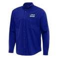 thumbnail image 2 of Men's Antigua Royal NASCAR Chicago Street Race Flight Woven Tri-Blend Long Sleeve Button-Down Shirt, 2 of 3