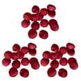 thumbnail image 3 of Inteprter 200pcs / set Flores artificiales ecológicas - Para decoraciones de cumpleaños y bodas Bajo mantenimiento B18Rojo oscuro Type1 NO1, 3 of 6