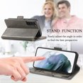 thumbnail image 4 of Case for Samsung Galaxy S21 FE 5G Cover Leather Wallet Folio Case Book Design Flip Magnetic Closure - Grey, 4 of 5