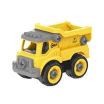 Godderr Kids Engineering Toy Car,Boys Puzzle Detachable Assembly Puzzle Engineering Car for for 3 