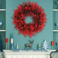thumbnail image 6 of Jienlioq Christmas Clearance Extra Large Christmas Wreath Decor for Front Door Window Display - Holiday Mall Scene Setting Prop Giftable Xmas Hanging Ornament Indoor Outdoor, 6 of 7