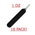 thumbnail image 3 of Reaction Tackle- Lead Drop Shot Weights - dropshot sinkers, 1 oz, 10pk - Black, 3 of 7