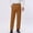 Coffee, variant on ZZwxWA Pants for Men Men's Straight Solid Color Print Pocket Casual Suit Button Pants Dress Pants for Men