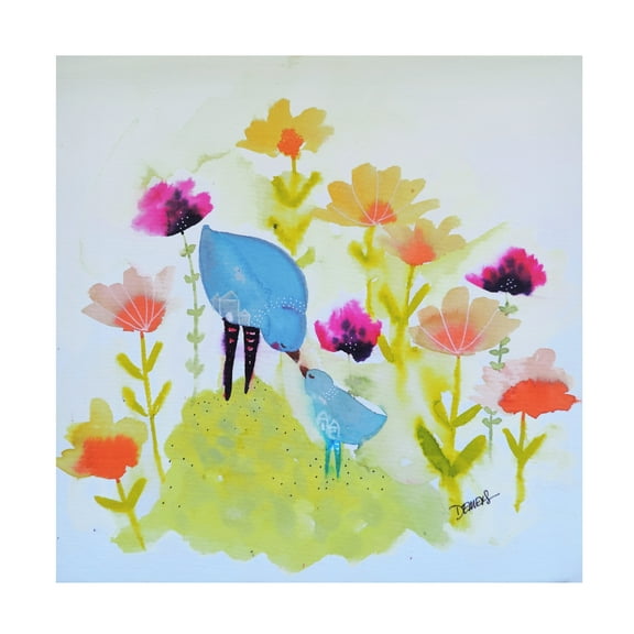 Sylvie Demers 'Maman Tes Baisers Sont Les Plus Doux' Canvas Art