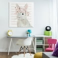 thumbnail image 3 of Stupell Industries Cherry Blossom Bunny Animals Painting Wrapped Canvas Art Print Wall Art, 36 x 36, 3 of 8
