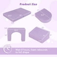 thumbnail image 3 of Gymax 8 PCS Modular Kids Play Couch Sofa w/ Suede Fabric Cover High-Density Foam Purple, 3 of 10