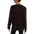 thumbnail image 2 of 40ur Dreamers Womens Small Bishop Sleeves Floral Print Top, 2 of 2