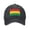 Black, variant on Men Women Washed Twill Baseball Cap Reggae Flag Adjustable Dad Hat Black