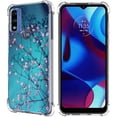 thumbnail image 1 of wonima11 Case for Moto G Pure/Moto G Power 2022/Moto G Play 2023, Plum Blossom Flower Drop Protection Shockproof Case TPU Full Body Protective Scratch-Resistant Cover for Motorola Moto G Pure, 1 of 1