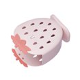 thumbnail image 1 of Bewildely Jaula para palillos de fresa, caja de drenaje de plástico, soporte para cuchara, tenedor, organizador de utensilios para cocina casera, rosa Type2 NO2 Bewildely HA002627-01, 1 of 6