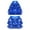 Royal Blue, variant on Alvivi Kids Girls Shiny Sequin Halter Neck Crop Tops wirh Skirt Set for Jazz Modern Dance Costume