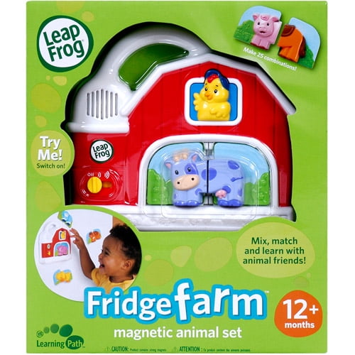 leapfrog fridge farm magnetic animal set walmart