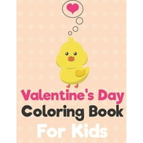 BIRDS Valentine's Day Coloring Book for Kids: A Fun Valentine's Day Animals Coloring Book, Heart Lover And More Cute Ani