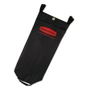 Rubbermaid Commercial Fabric Cleaning Cart Bag 26 gal Black 17 1/2w x 10 1/2d x 33h 9T81BLA