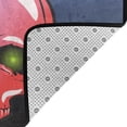 thumbnail image 3 of Pink Grateful Skull Green Dead Eyes Door Mat, Non-Slip Machine Washable Area Rugs Doormat, 36" x 24", 3 of 6