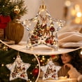 thumbnail image 4 of Glowing Christmas Story Star Shaped Decor,Light-Up Mini Holiday Scene Ornament with Warm LED Light,Festive Keepsake Hanging Pendant for Christmas Tree,Home And Party Decoration(Reindeer), 4 of 6