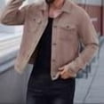 thumbnail image 1 of RKSTN Polyester Blouse en pour Hommes Couleur Unie Mode Décontractée Poche Slim Boucle Manches Longues Col Rabattu Veste à Capuche Zippée, 1 of 5