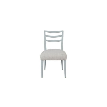 Miekor Furniture Ladderback Side Dining Chair is Ocean Colored Finish Set of 2 10279