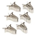 thumbnail image 4 of Bird Cage Food Holder, Easy To Open Sturdy Stainless Steel  Fruit Vegetable Clip Handle Design  For Parrots, 4 of 8