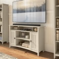 thumbnail image 2 of Bush Furniture Salinas Tall TV Stand for 55" TV, Antique White, 2 of 8