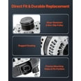 thumbnail image 4 of VEVOR Car Alternator 11252, Fit for Buick Enclave Base 3.6L 2012-2013, Chevy Traverse LT 2009-2016, GMC Acadia SLT 2007-2015,Saturn Outlook V6 2007-2010, Automotive Replacement Alternator 25815839, 4 of 9