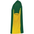 thumbnail image 2 of Augusta Youth Reversible Flag Football Jersey 265 Dark Green/Gold Xs, 2 of 7