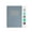 Blue, variant on Daily Weekly Monthly Planner with Monthly Index Labels Ribbon Bookmark 400 College Ruled Pages School Office Supplies
