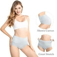thumbnail image 4 of 5-Pack Women's High Waist Tummy Control Panties Cotton Underwear No Muffin Top, 4 of 7
