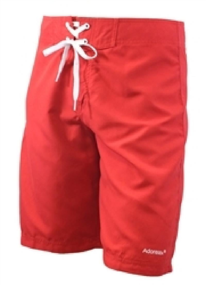 Adoretex Men's Solid Swim Trunk (M0008)Red34